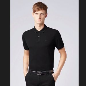Black Hugo Boss Polo